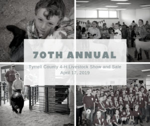 Cover photo for 70th Annual Tyrrell County 4-H Livestock Show and Sale