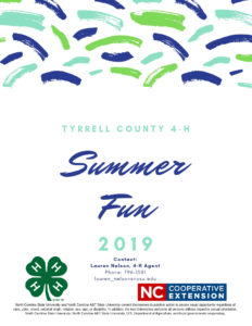 Cover photo for 4-H Summer Fun 2019