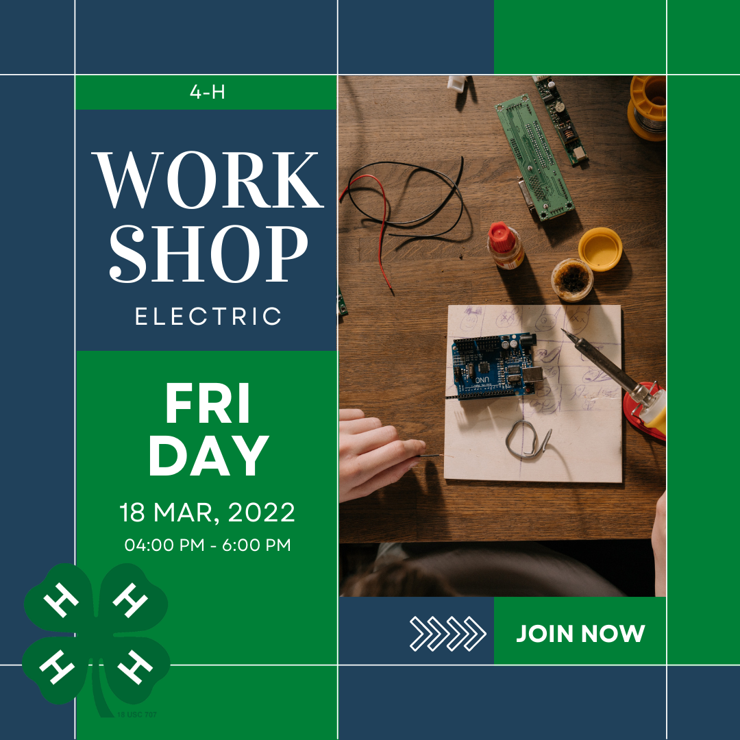 4-H Electric Workshop flyer