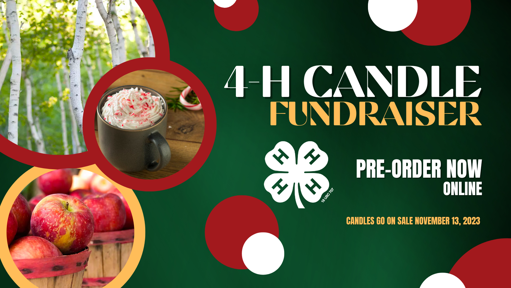 4-H Candle Fundraiser - Preorder now online