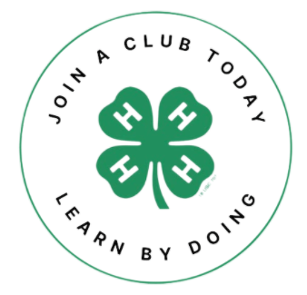 Picture of the 4-H Clover. Image reads, "Join a club today."